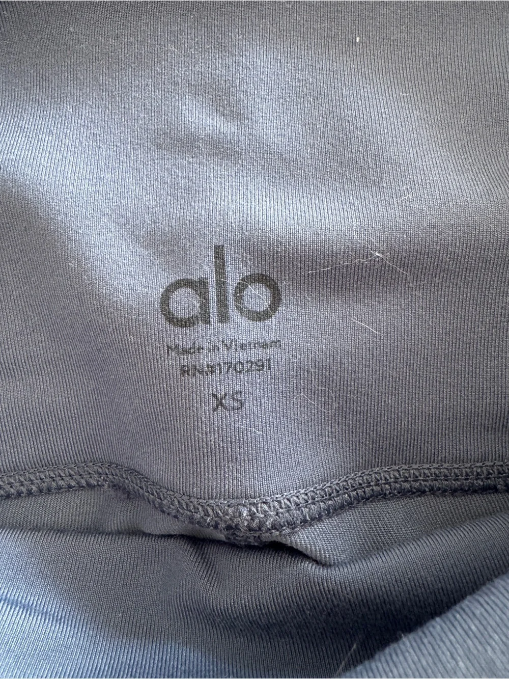 ALO - 7/8 High-Waist Airbrush Legging, Bluestone